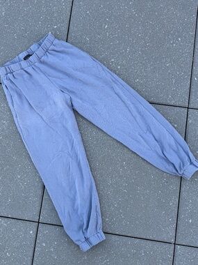 Brandy Melville Jogger Sweatpants One Size Grey Cozy Athleisure Lounge